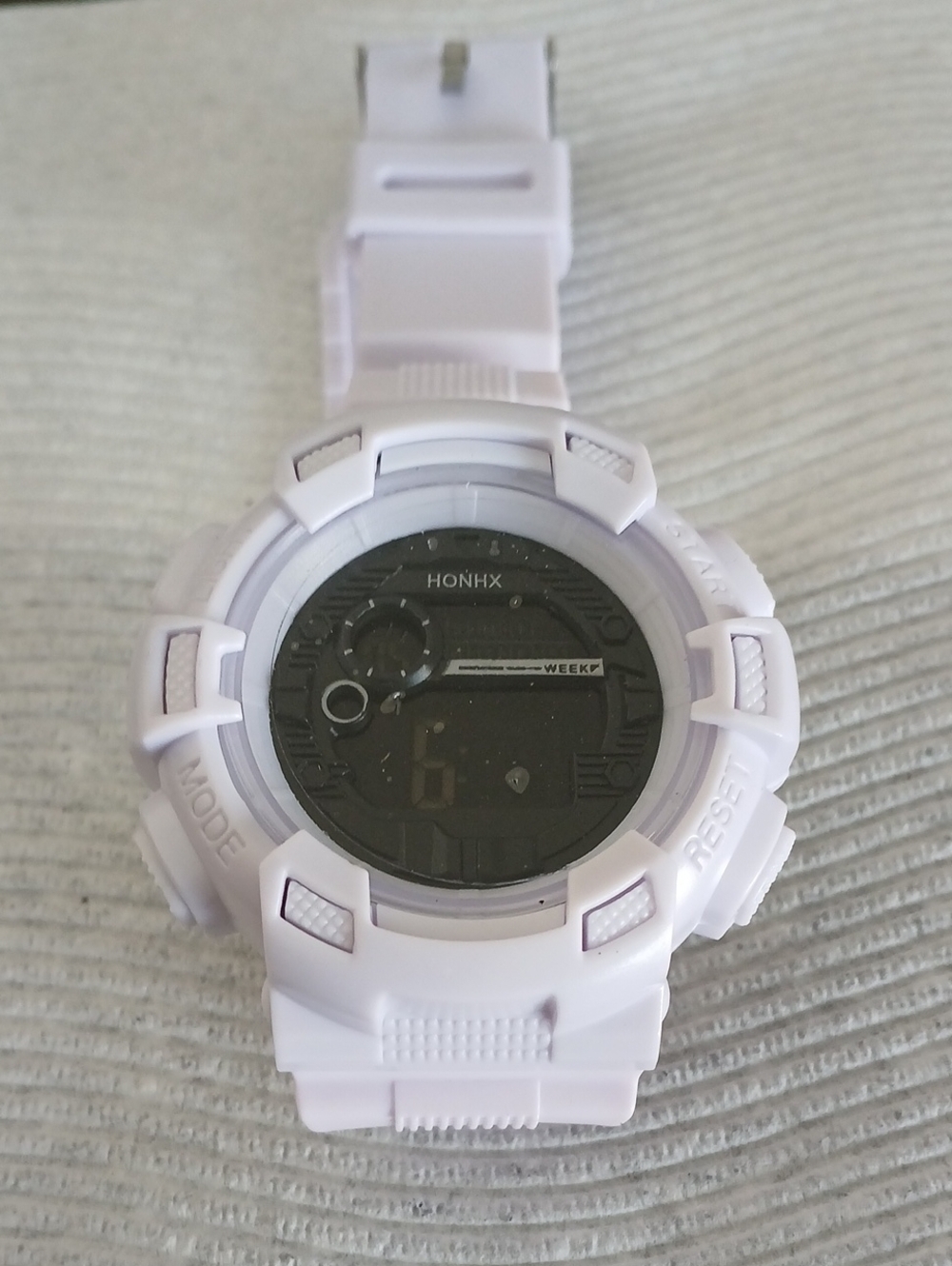 White Digital Sports Watch